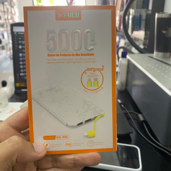 Carregador portátil 5000mAh Kiadi - KD-952