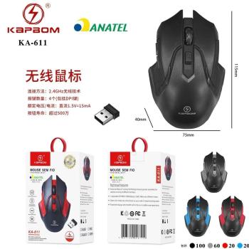 Mouse Sem Fio KAPBOM