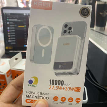 Carregador portátil  MARGNÉTICO 10000mAh Kaidi