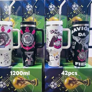 Copo Térmico 1200ml Aço Inox Presente—CORINTHIANS