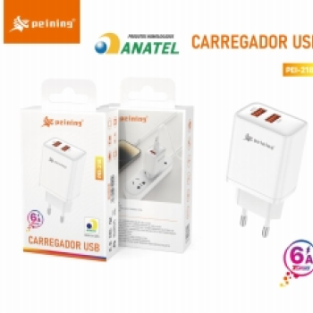Fonte 2 USB 6A - Peining