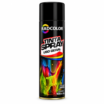 TINTA SPRAY PRETO FOSCO 400ML