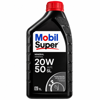 OLEO MOTOR 20W50 MINERAL 1L MOBIL