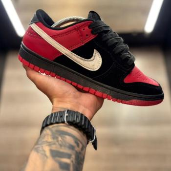 NIKE DUNK LOW PRO VERMELHO/PTO