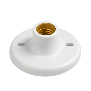 PLAFON PLASTICO E27 BRANCO BLUMENAU
