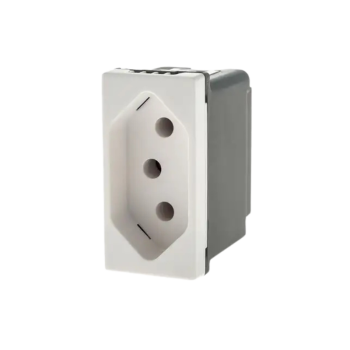 MODULO TOMADA 2P+T 10A BRANCO PIALPLUS+ LEGRAND