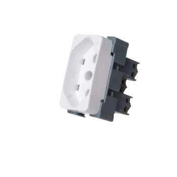 MODULO TOMADA 2P+T 20A 250V BRANCO B3 MARGIRIUS