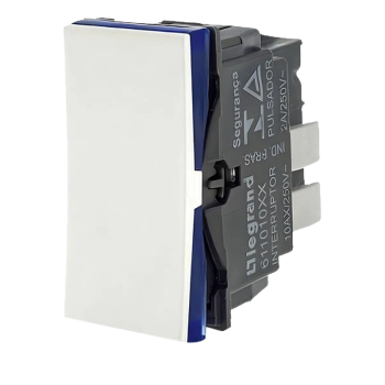 MODULO INTERRUPTOR SIMPLES 10A BRANCO PIALPLUS+ LEGRAND