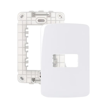 PLACA 4X2 1 POSTO C/SUPORTE BRANCO B3 MARGIRIUS