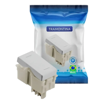MODULO INTERRUPTOR PARALELO BRANCO 10A LIZ TRAMONTINA