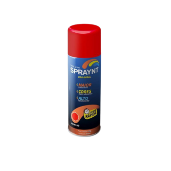 TINTA SPRAY VERMELHO 350ML SPRAYNT