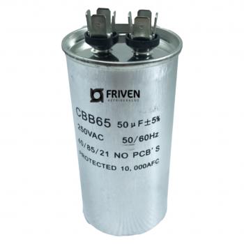 CAPACITOR PERMANENTE FRIVEN 50UF 440V CBB65