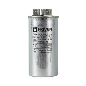 CAPACITOR PERMANENTE DUPLO FRIVEN 45 + 5 UF 380V