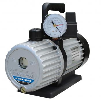 BOMBA DE VÁCUO MASTERCOOL 3CFM DUPLO ESTÁGIO C/ SOLENOIDE C/ VACUÔMETRO ANALÓGICO 220V