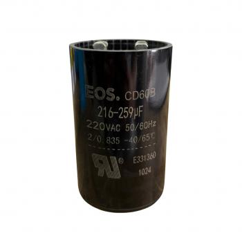 CAPACITOR ELETROLITICO EOS 1/3 220V 216 ~ 259 UF