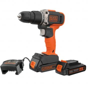FURADEIRA E PARAFUSADEIRA DE IMPACTO BLACK+DECKER 3/8