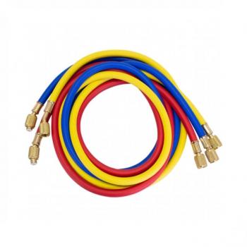 CJ MANGUEIRA PARA MANIFOLD 150CM FRIVEN 1/4 X 1/4 R134A/R22/R404A