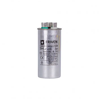 CAPACITOR PERMANENTE DUPLO FRIVEN 35 + 4 UF 380V CBB65