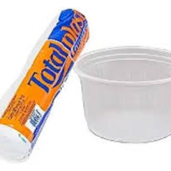 POTE250ml c/50 TOTALPLAST estriado PS