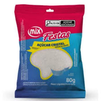 Açucar cristal Incolor 80g mix - val27
