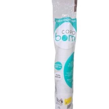 Copo BOM PS 200ml - 100und BR