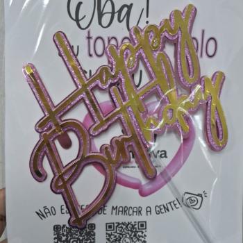 Topo Bolo Happy Birthday und