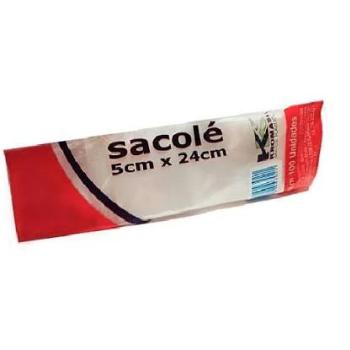 SACO SACOLE 5X24cm - 100und