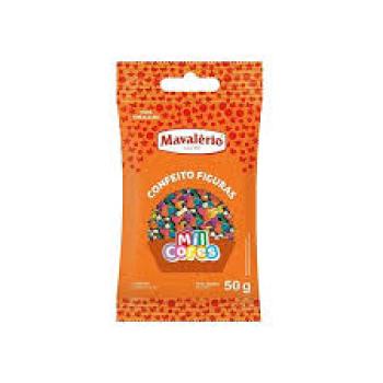 Confeito Figurinha 50g Mavalerio