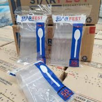 Colher desc. Sobremesa Cristal Starfest 50UND