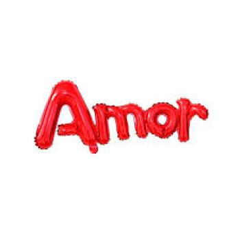 Balão Metaliz. AMOR 95.5x42cm