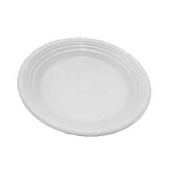 Prato plast. desc.Vitalform 18cm c/10und - Branco