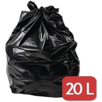 Saco de Lixo 20L Preto c/100Und -