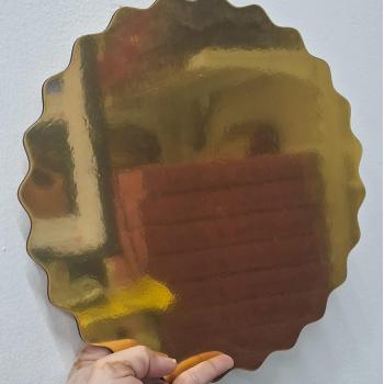 Cakeboard  MDF Dourado und 26cm  modulado Analu