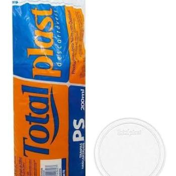 TAMPA 250ml c/50und TOTALPLAST PS LISA
