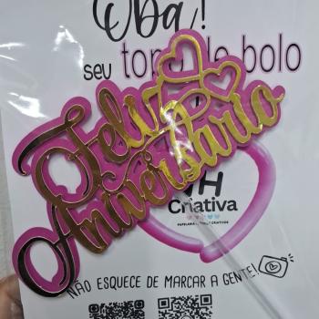 Topo Bolo Parabens und