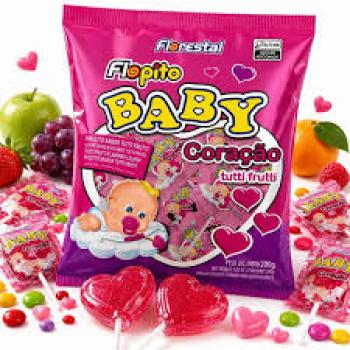 Pirulito BAby Flopito 200g tuttu frutti