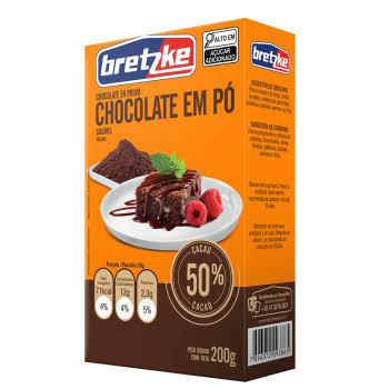 Chocolate pó cacau 50% BRETZKE