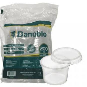 Kit Pote Redondo 200ml c/24 UND Danubio