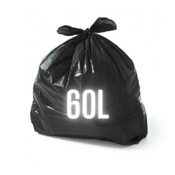 Saco de Lixo 60L Preto c/100 UND