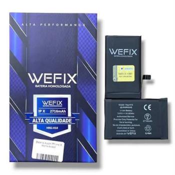 BA-0645 BATERIA WEFIX IPHONE X (A1901) ANATEL (1 ANO DE GARANTIA)