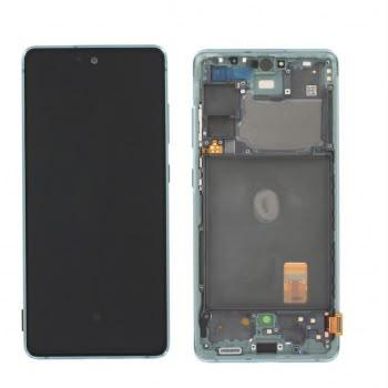 S-0660 FRONTAL SAMSUNG S20 FE (SM-G780F) COM ARO VERDE ORIGINAL CHINA OLED