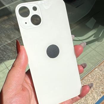 N-0063 TAMPA TRASEIRA IPHONE 13 (A2633) BRANCO ESTELAR