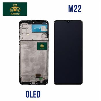 S-0166 FRONTAL SAMSUNG M22 4G (SM-M225) COM ARO WE KEEP OLED