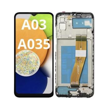S-0011 FRONTAL SAMSUNG A03 (SM-A035) COM ARO ORIGINAL CHINA IPS