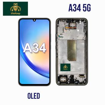 S-0692 FRONTAL SAMSUNG A34 5G (A346B) COM ARO WE KEEP OLED