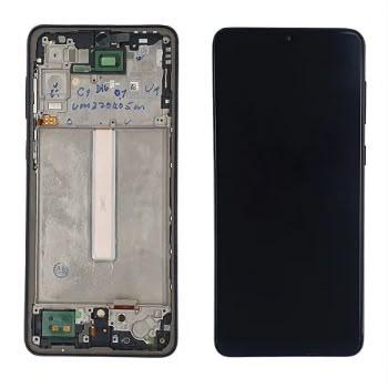 S-0554 FRONTAL SAMSUNG A15 4G (A155) A15 5G (A156) COM ARO PRETO ORIGINAL CHINA OLED