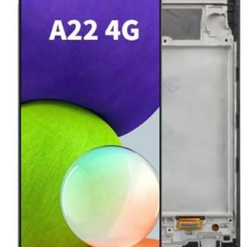 S-0039 FRONTAL SAMSUNG A22 4G (A225F) COM ARO ORIGINAL CHINA OLED