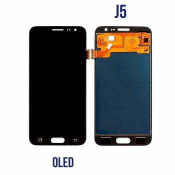 S-0206 FRONTAL SAMSUNG J5 (SM-J500) SEM ARO PRETO ORIGINAL CHINA OLED