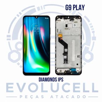 S-1041 FRONTAL MOTOROLA MOTO G9 PLAY (XT-2083) | E7 PLUS (XT-2081) COM ARO DIAMONDS IPS