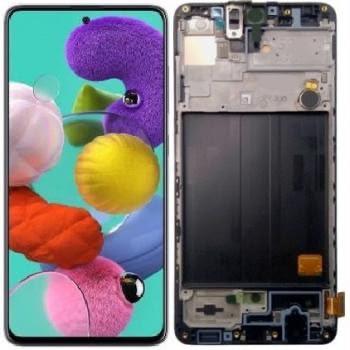 S-0082 FRONTAL SAMSUNG A51 (SM-A515) COM ARO ORIGINAL CHINA OLED 1.16